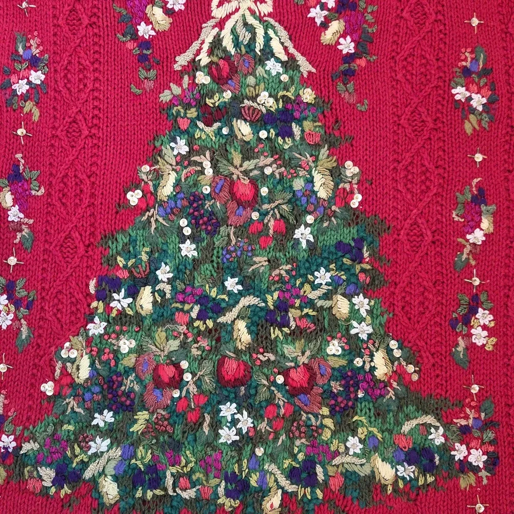 Vintage Heirloom Collectibles Women's Ugly Christmas Sweater Tree - Picture 3 of 5